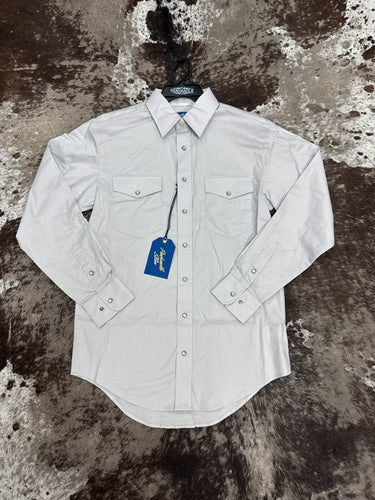 Men’s Panhandle Light Grey LS Snap Up