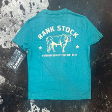 Load image into Gallery viewer, Charbray youth boys teal short sleeve t shirt hooey