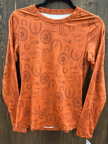 Copper Cowboy Long Sleeve Shirt.