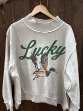 Load image into Gallery viewer, Lucky &amp; Mallard Graphic Reversible Mockneck