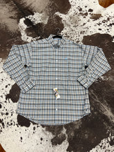 Load image into Gallery viewer, Men’s Cinch Light Blue Plaid LS Button Up