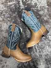 Load image into Gallery viewer, Big Kids Roper Brown Johnny Black Friday Boot