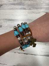 Load image into Gallery viewer, Spiral Beaded Charm Bracelets