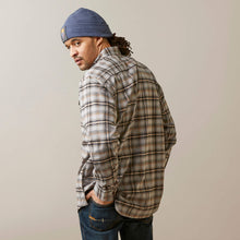 Load image into Gallery viewer, Ariat Mens Rebar Alloy Plaid Flannel.