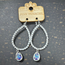 Load image into Gallery viewer, Teardrop w/ Gem Earrings.