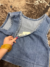 Load image into Gallery viewer, Woman’s Mittoshop Denim Sleeveless Top