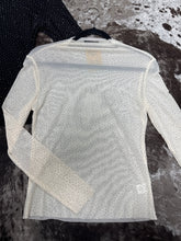 Load image into Gallery viewer, Women’s Zutter Rhinestone LS Mesh Top