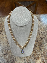 Load image into Gallery viewer, Pink Panache Austrian Crystal Fluted Bead &amp; Chain Necklace