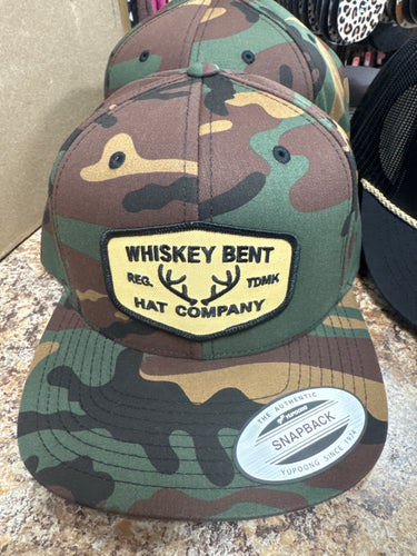 Whiskey Bent 8-Point Camo Hat