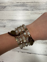 Load image into Gallery viewer, Spiral Beaded Charm Bracelets