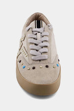 Load image into Gallery viewer, ShuShop Woman’s Sierra Light Grey Star Sneaker