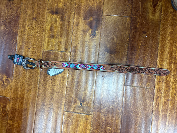 Kids Purple/Blue Western Belt.
