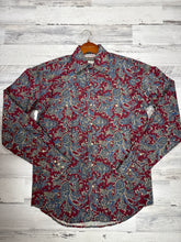 Load image into Gallery viewer, Men’s Stetson Ruby Paisley LS Snap