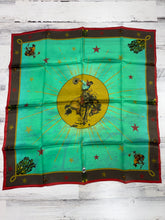 Load image into Gallery viewer, Mint Cowboy Bandana