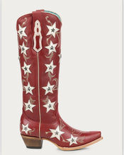 Load image into Gallery viewer, Women’s Corral Red Star Tall Top Boots