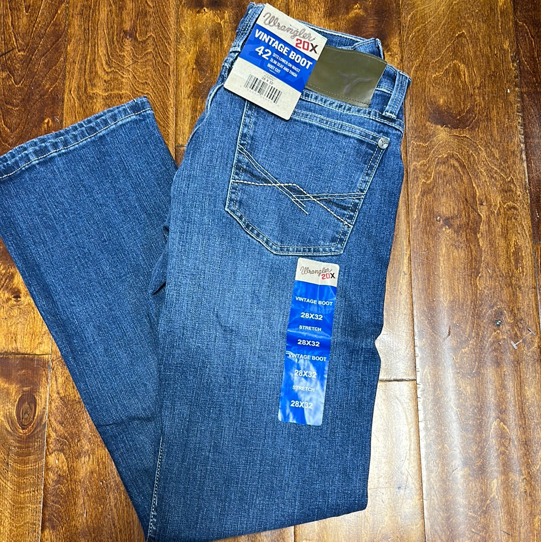 Wrangler Men’s Vintage Boot Slim Jeans. – Rustic Soul