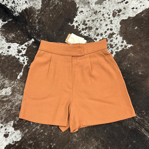 Hazelnut Tailored Shorts