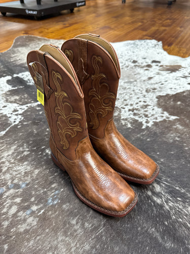 Boy’s Roper Faux Leather Ostrich Boot