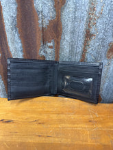 Load image into Gallery viewer, Men’s Tooled Leather Longhorn With Cowhide Wallet