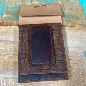 STS Croc Money Clip Wallet