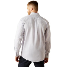 Load image into Gallery viewer, Ariat Men Wrinkle Free Don Classic Fit Blue Shirt.