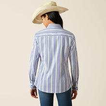 Load image into Gallery viewer, Women's Ariat Kirby Cobal Stripe Button Down Shirt