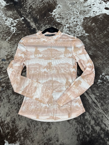 Beige Desert Mesh LS