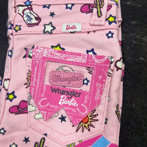 Wrangler x Barbie Girl’s Pink Flare Jean