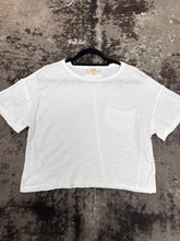 Load image into Gallery viewer, White Pocket Tee