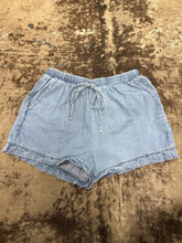 Load image into Gallery viewer, Denim Ruffle Hem Shorts