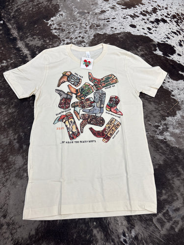 Women’s Too Many Boots Graphic Tee
