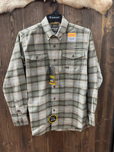 Load image into Gallery viewer, Men’s Ariat Rebar Flannel Durastr LS Work Shirt Deep Lichen