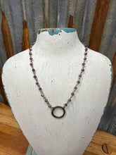 Load image into Gallery viewer, Rhinestone Circle Necklace