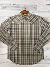 Load image into Gallery viewer, Men’s Stetson Winter Wheat Plaid LS Snap