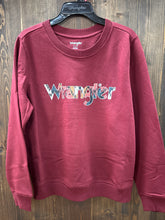 Load image into Gallery viewer, Wrangler Ladies Aztec Logo Pullover