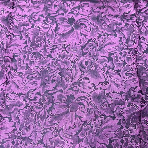 Baroque Blackberry Silk Scarf.