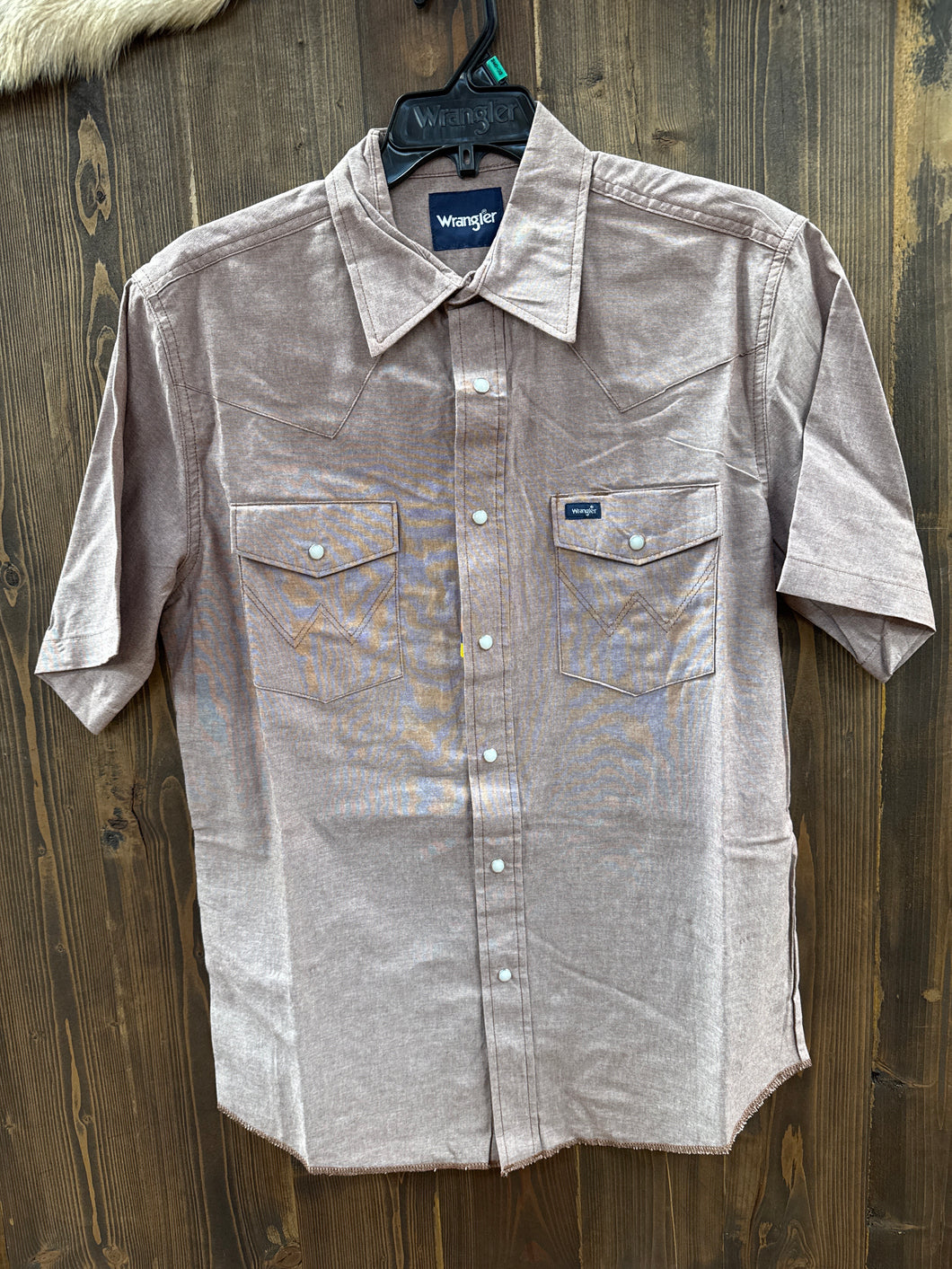 Wrangler Men’s Chambray Short Sleeve