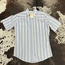 Load image into Gallery viewer, Men’s Roper Striped SS Snap Up