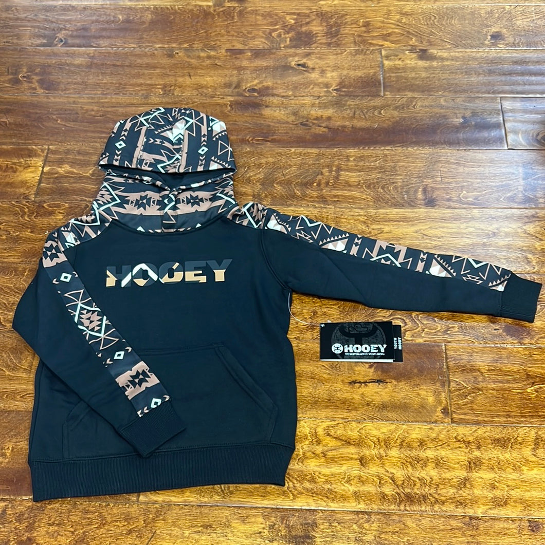 Boy’s Canyon Hooey Brown Aztec Hoodie