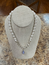 Load image into Gallery viewer, Pink Panache Austrian Crystal Fluted Bead &amp; Chain Necklace