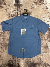 Load image into Gallery viewer, Men’s Ariat VentTek Blue Outbound Short Sleeve Button Up