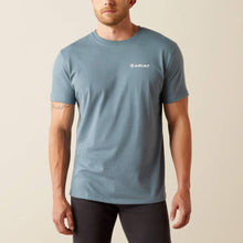 Load image into Gallery viewer, Ariat Mens Eagle Rock Might Denim T-Shirt.