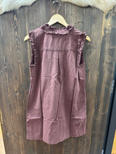 Load image into Gallery viewer, Women’s Mineral Washed Ruffle Mini Dress