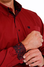 Load image into Gallery viewer, Mens Cinch Solid Red Button Up.