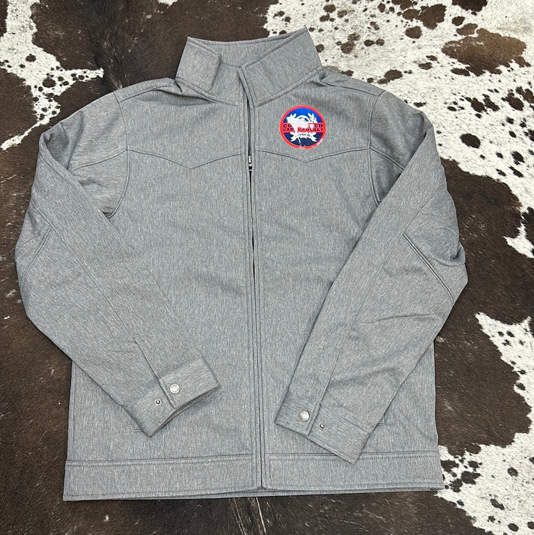 Cinch Mens Grey Bonded Jacket.