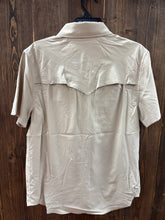 Load image into Gallery viewer, Men’s Rock And Roll Olive Short Sleeve Button Up