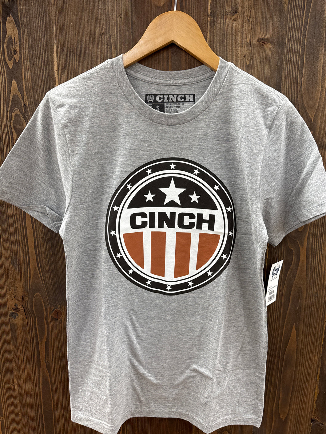 Men’s Cinch Gray Short Sleeve Tshirt