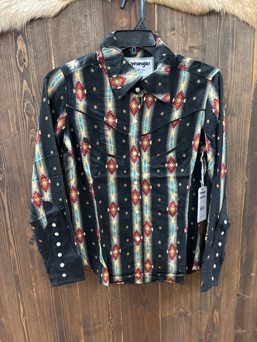 Wrangler Lainey Wilson Black Checota Shirt