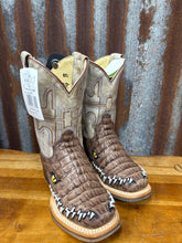 Load image into Gallery viewer, Boys Tin Haul Al O’ Gator Square Toe Boot