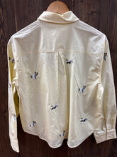 Load image into Gallery viewer, Women’s Embroidered Duck Button Down Shirt